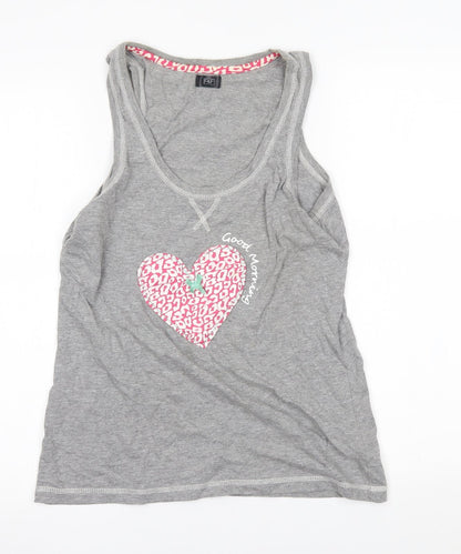F&F Womens Grey   Basic Tank Size 12