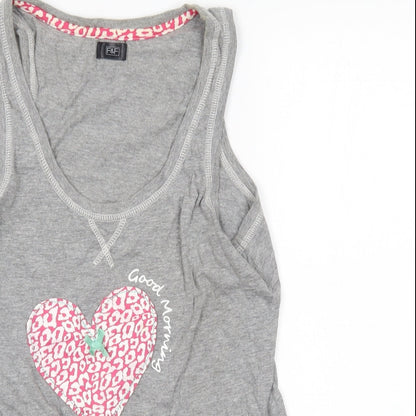 F&F Womens Grey   Basic Tank Size 12