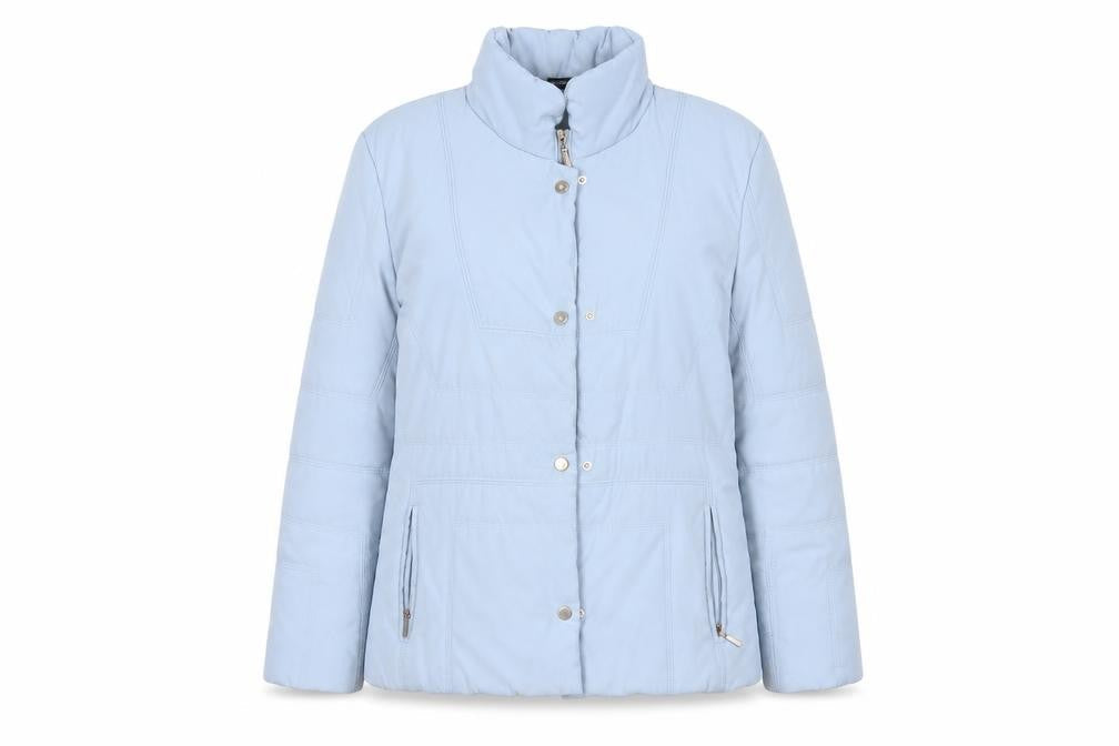 Womens UK Size 12 Concept Blue Quilted Coat