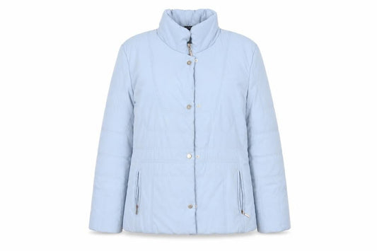 Womens UK Size 12 Concept Blue Quilted Coat