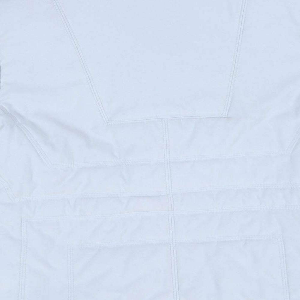 Womens UK Size 12 Concept Blue Quilted Coat