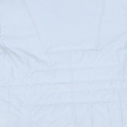 Womens UK Size 12 Concept Blue Quilted Coat