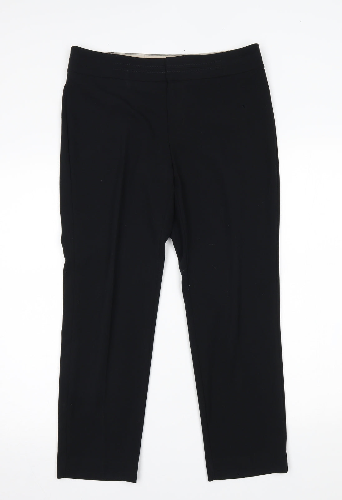 M&S Womens Black    Suit Trousers Size 10 L24 in