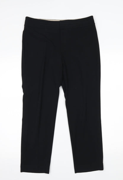 M&S Womens Black    Suit Trousers Size 10 L24 in