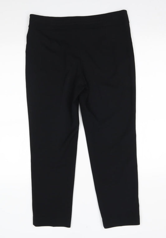 M&S Womens Black    Suit Trousers Size 10 L24 in