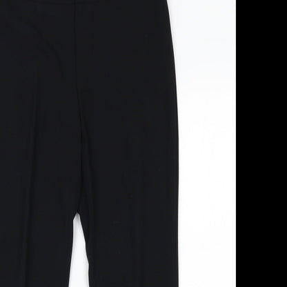 M&S Womens Black    Suit Trousers Size 10 L24 in