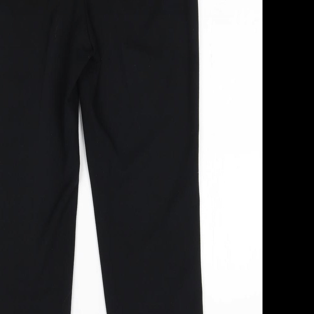 M&S Womens Black    Suit Trousers Size 10 L24 in