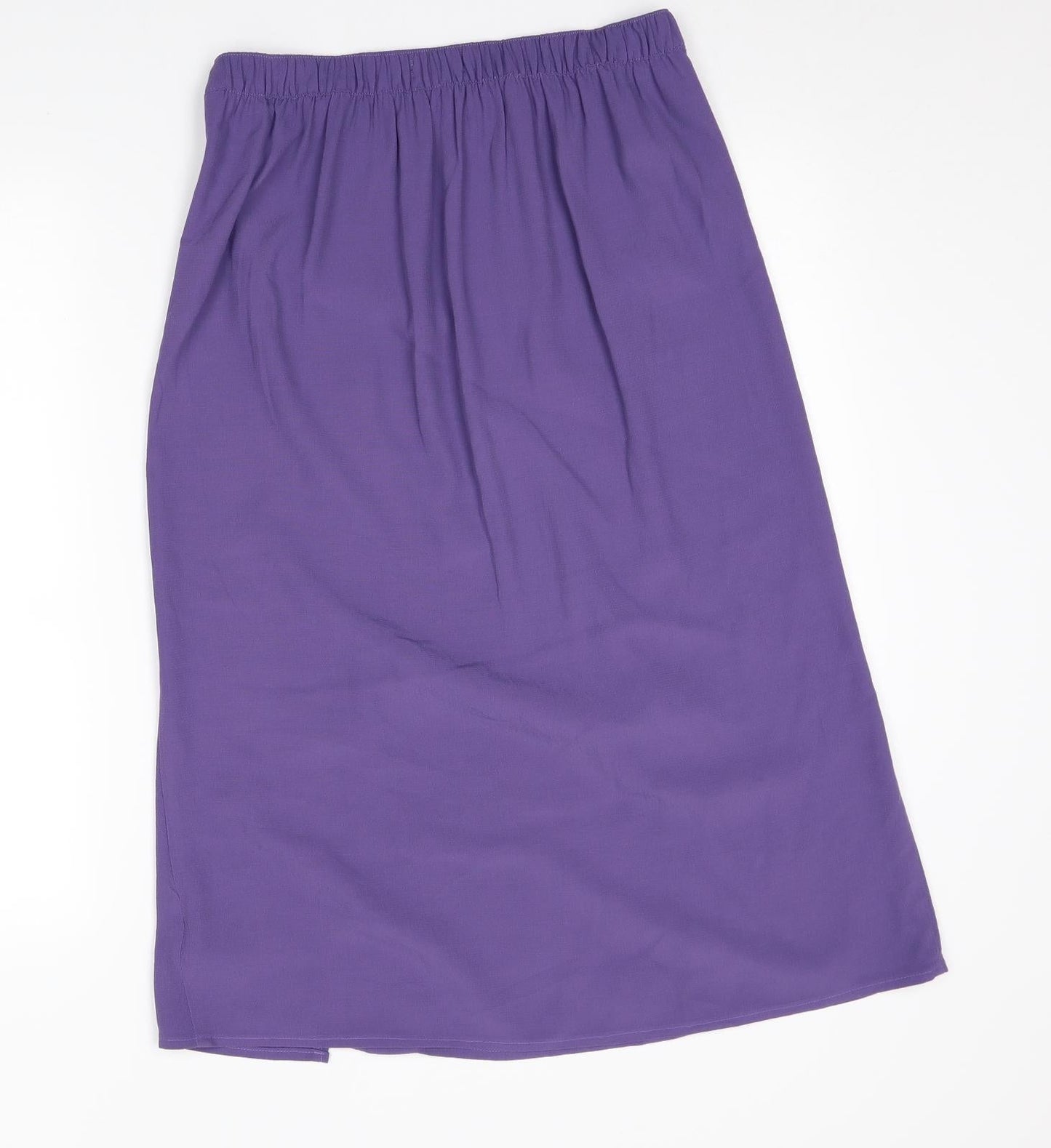 M&S Womens Purple   A-Line Skirt Size 10
