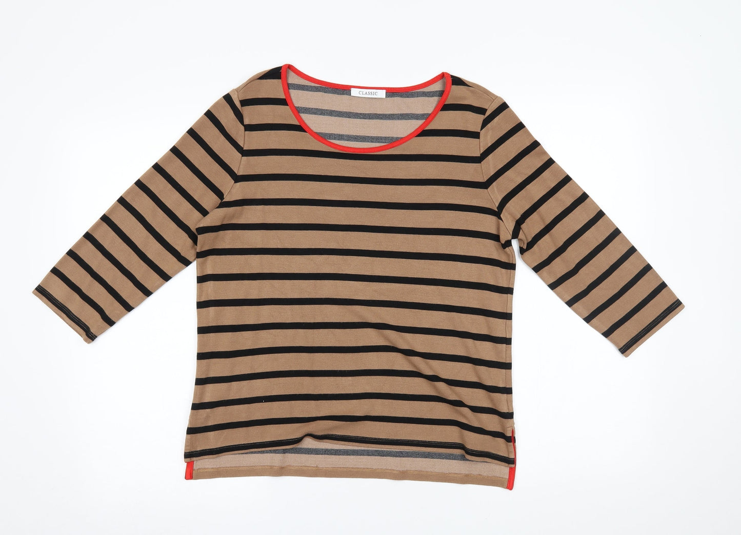 Womens UK Size 12 M&S Brown Pullover Jumper