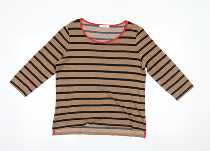 Womens UK Size 12 M&S Brown Pullover Jumper