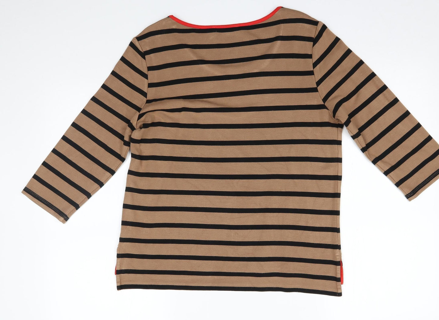 Womens UK Size 12 M&S Brown Pullover Jumper