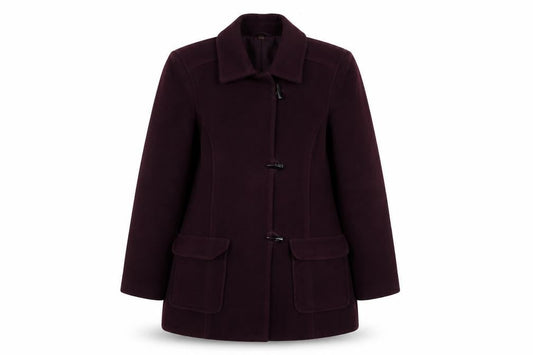 Womens UK Size 12 EWM Red Overcoat