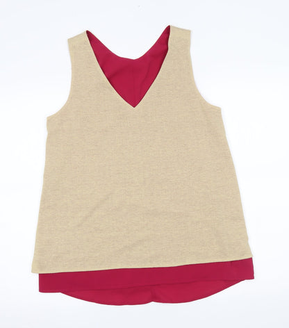 Avon Womens Gold   Basic Tank Size 10