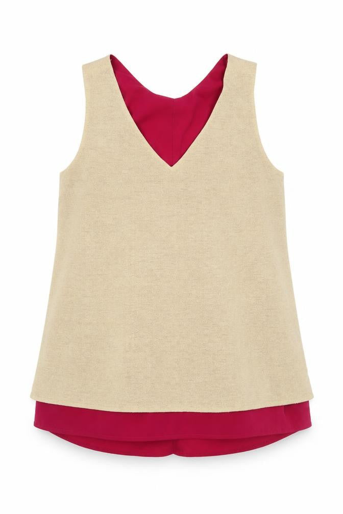 Womens UK Size 10 Avon Gold Basic Tank