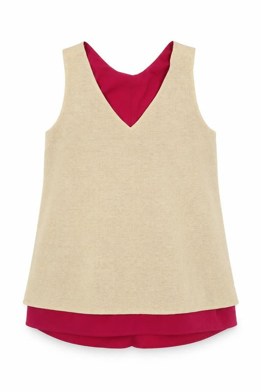 Womens UK Size 10 Avon Gold Basic Tank