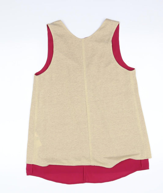 Avon Womens Gold   Basic Tank Size 10