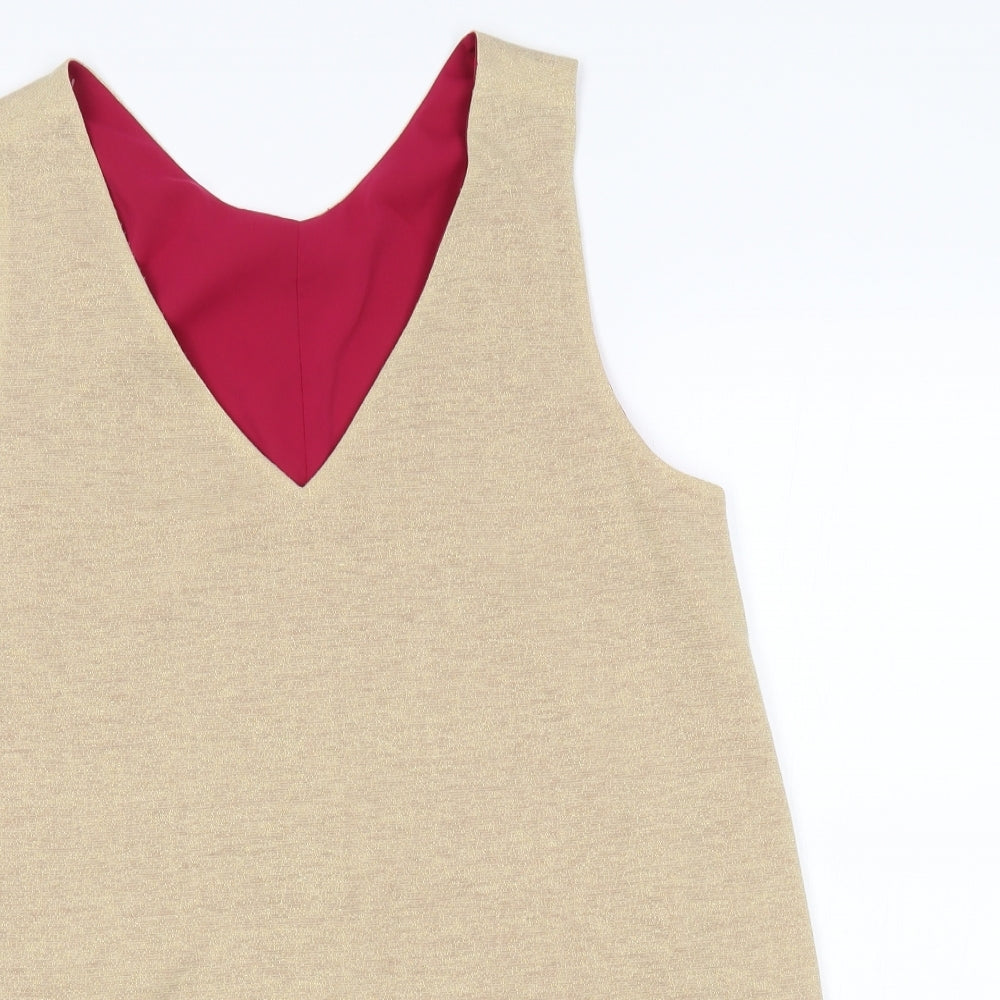 Avon Womens Gold   Basic Tank Size 10