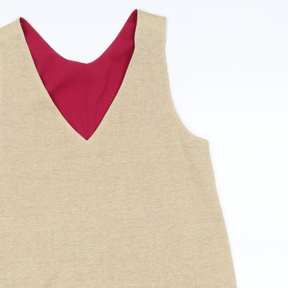 Avon Womens Gold   Basic Tank Size 10