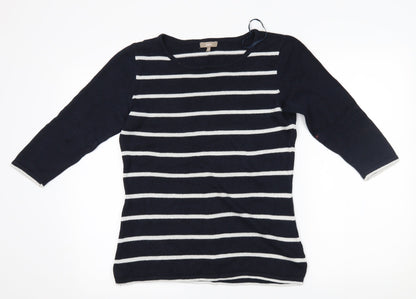 Womens UK Size 12 Soon Black Pullover Jumper