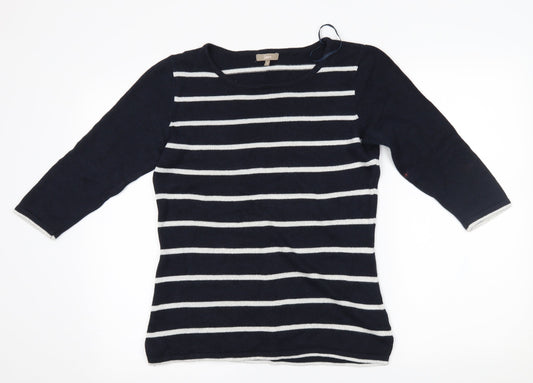 Womens UK Size 12 Soon Black Pullover Jumper