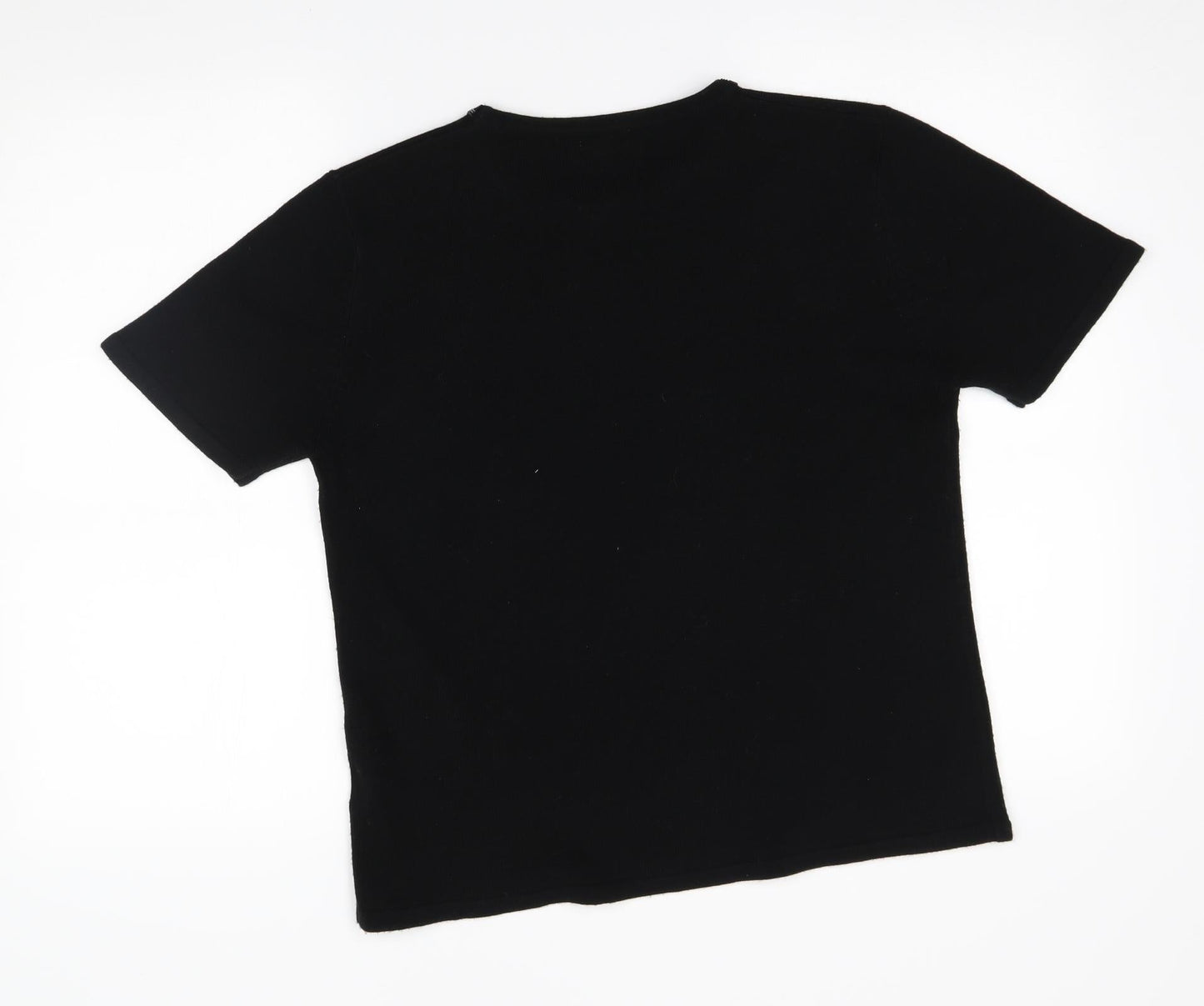 Womens UK Size L YS collection Black Pullover Jumper