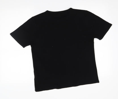 Womens UK Size L YS collection Black Pullover Jumper