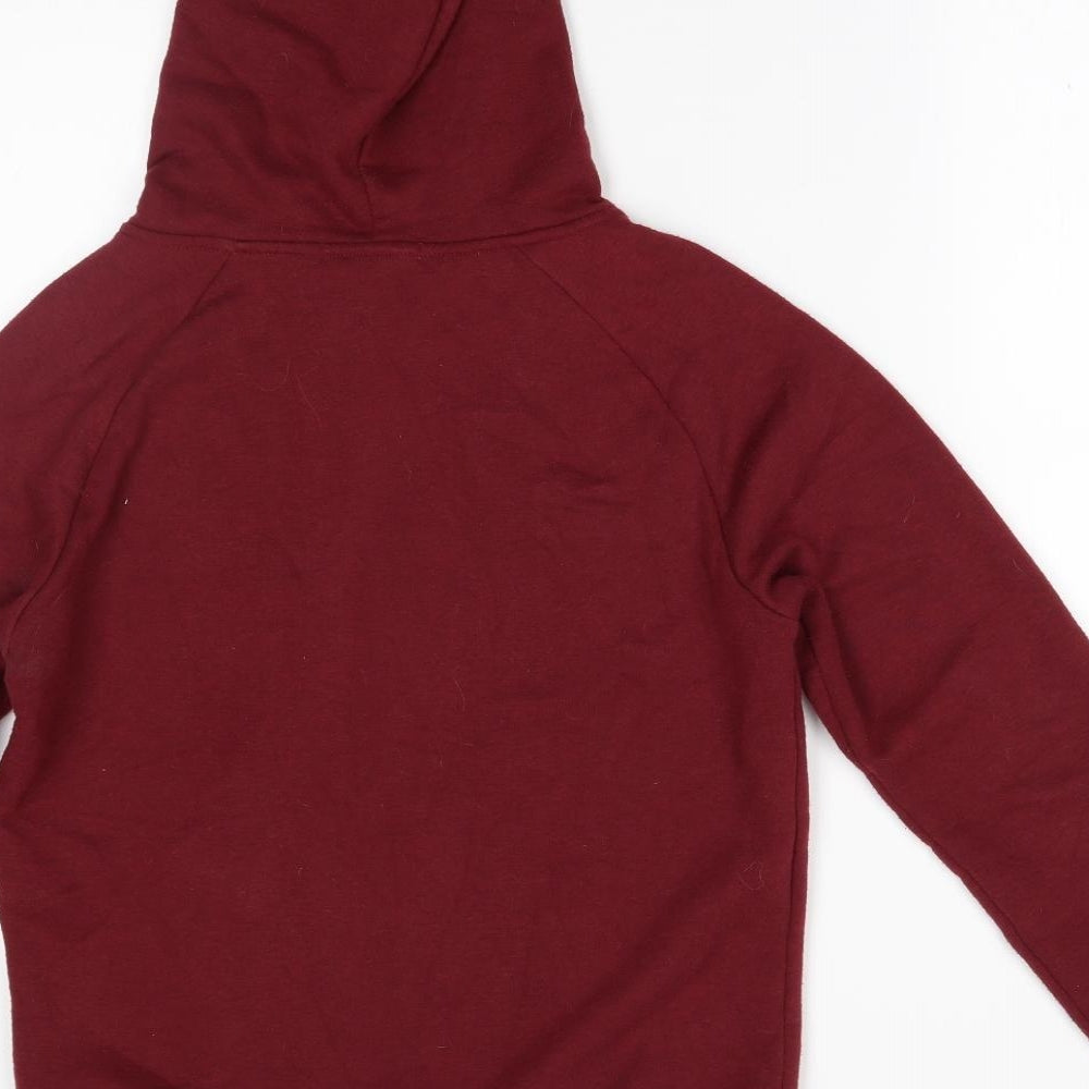 Primark Womens Red   Full Zip Hoodie Size XS