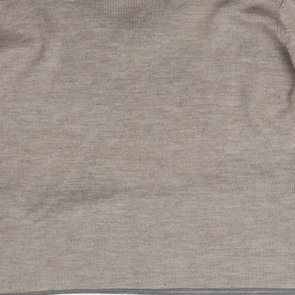Womens UK Size M Preworn Beige Pullover Jumper
