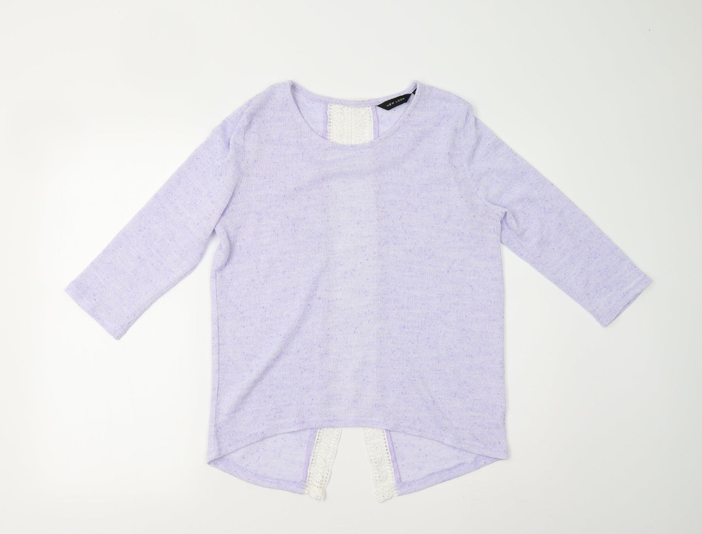 Womens UK Size 10 New Look Purple Pullover Jumper