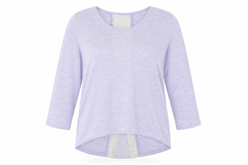 Womens UK Size 10 New Look Purple Pullover Jumper