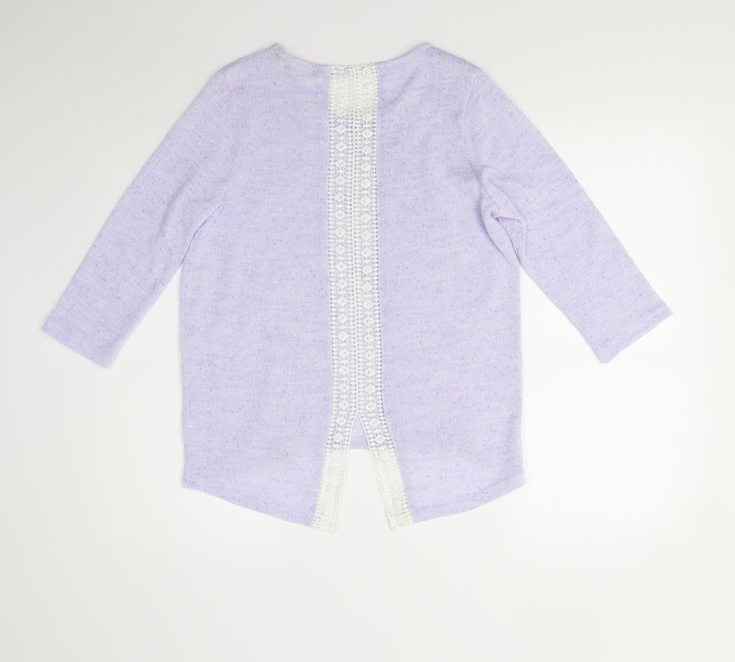 Womens UK Size 10 New Look Purple Pullover Jumper