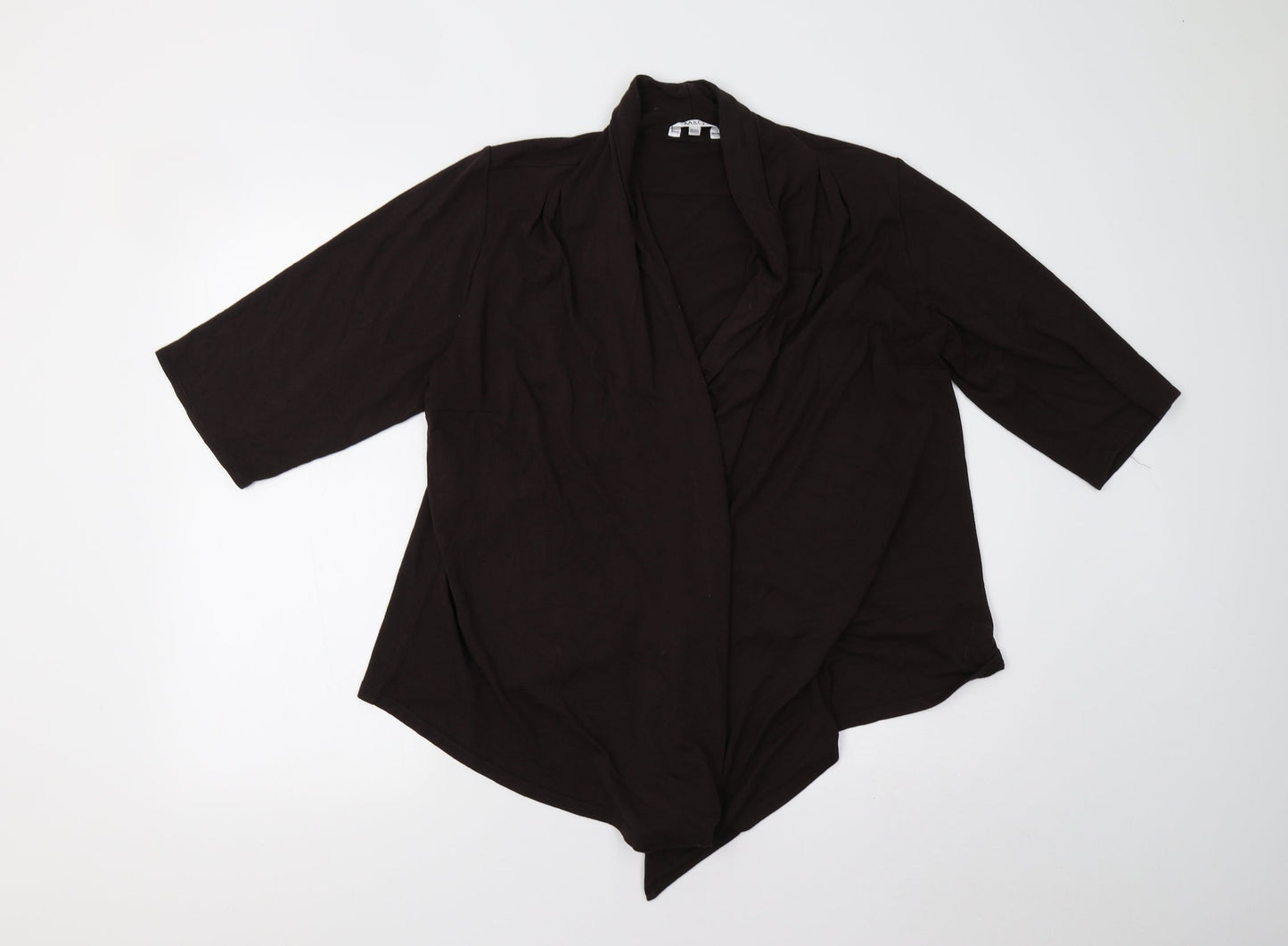 Womens UK Size 18 M&Co Brown Basic Blouse