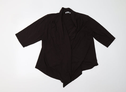 Womens UK Size 18 M&Co Brown Basic Blouse
