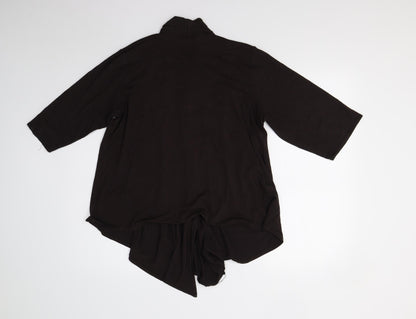 Womens UK Size 18 M&Co Brown Basic Blouse