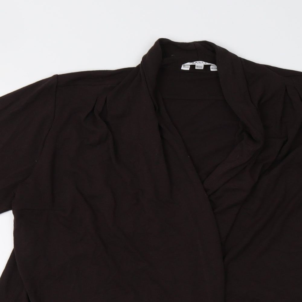 Womens UK Size 18 M&Co Brown Basic Blouse