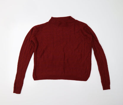 Womens UK Size M Matalan Red Pullover Jumper