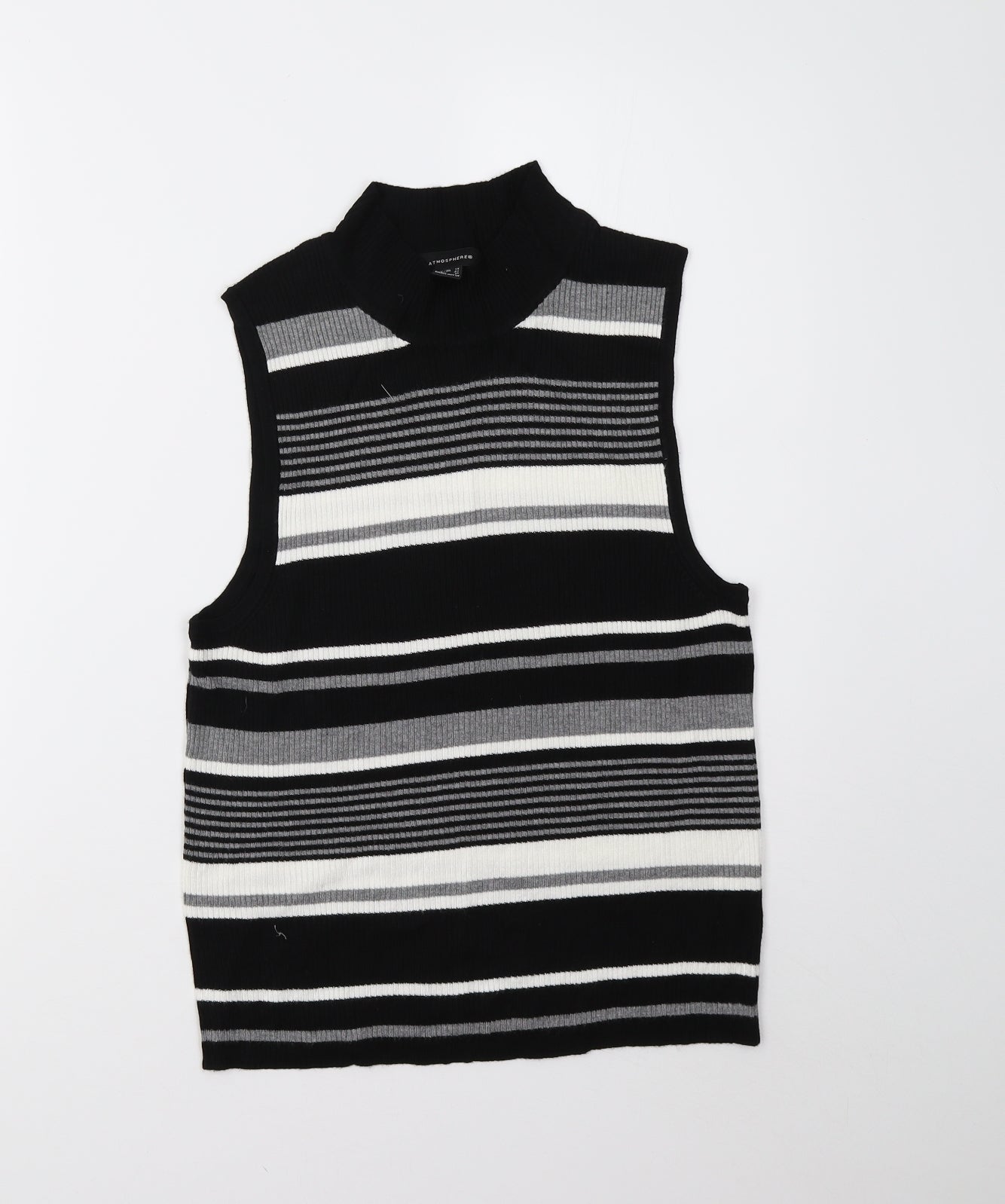 Primark Womens Multicoloured Striped Knit Pullover Jumper Size 14