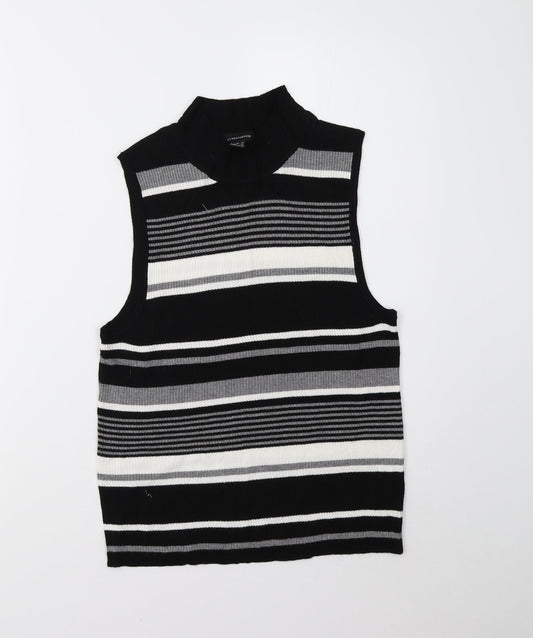 Primark Womens Multicoloured Striped Knit Pullover Jumper Size 14