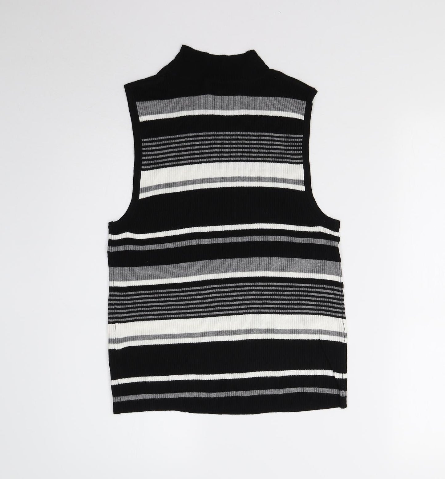 Primark Womens Multicoloured Striped Knit Pullover Jumper Size 14