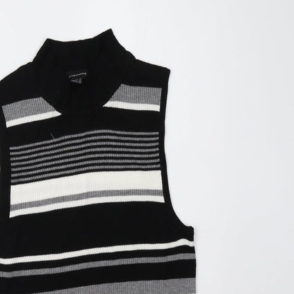 Primark Womens Multicoloured Striped Knit Pullover Jumper Size 14