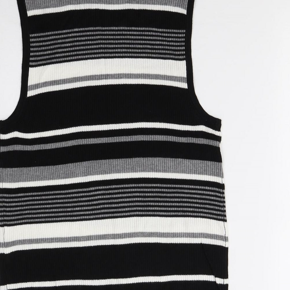 Primark Womens Multicoloured Striped Knit Pullover Jumper Size 14