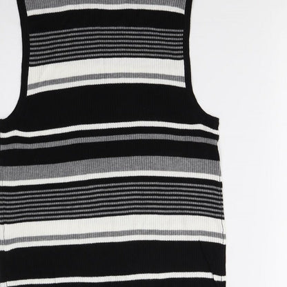 Primark Womens Multicoloured Striped Knit Pullover Jumper Size 14