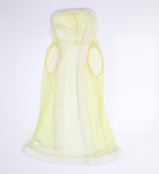 George Girls Yellow   Gilet Waistcoat Size 7-8 Years  - Disney