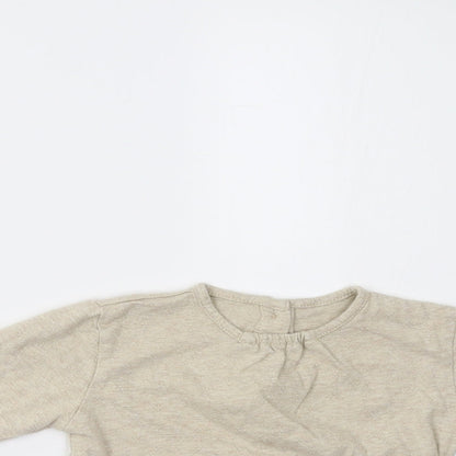 Marks & Spencer Baby Beige   Basic T-Shirt Size 12-18 Months