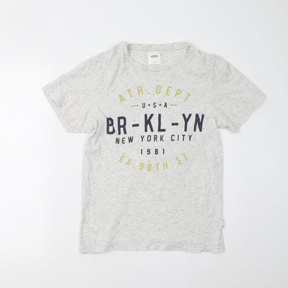 Buton Mens Grey    T-Shirt Size S