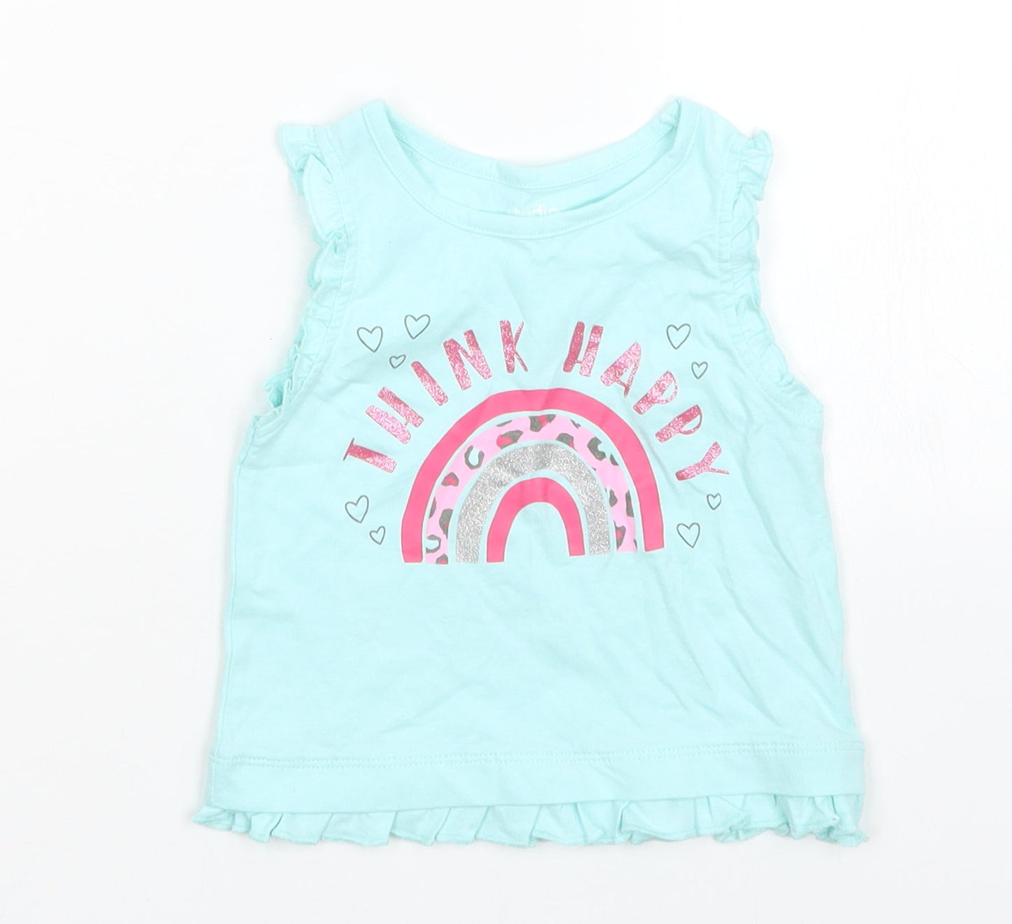 Studio Girls Blue   Basic Tank Size 12-18 Months