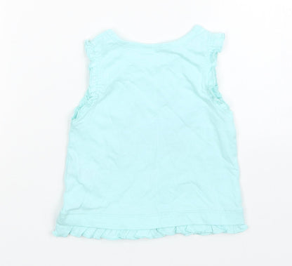 Studio Girls Blue   Basic Tank Size 12-18 Months