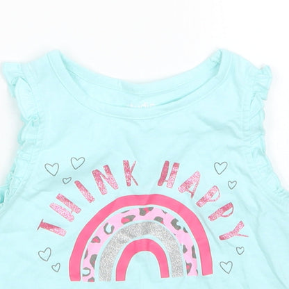 Studio Girls Blue   Basic Tank Size 12-18 Months