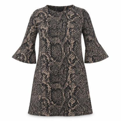 Primark Womens Multicoloured Animal Print  T-Shirt Dress  Size 4