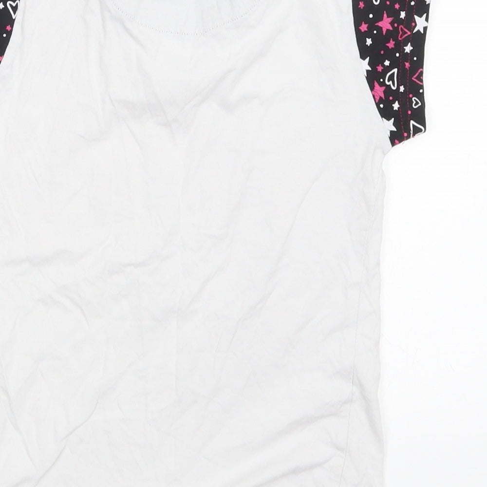 Pyjamas.com Girls White   Top Pyjama Top Size 6-7 Years